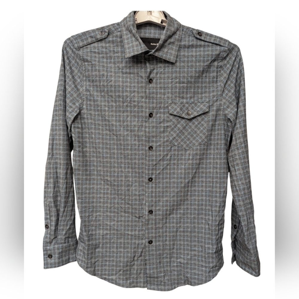 Hurley Dress Shirt Mens Size Small Excellent Condition